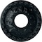 Ekena Millwork Leaf Ceiling Medallion (Fits Canopies up to 4 3/4"), 11 3/8"OD x 3 5/8"ID x 1 1/8"P, Night Shade CM11LFNSF - alternate 1